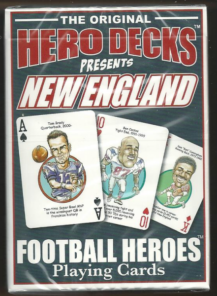 New England Patriots Hero Decks Playing Cards Poker Sized 52 Card Deck