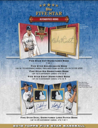 2012 Topps Five Star Baseball Hobby Box