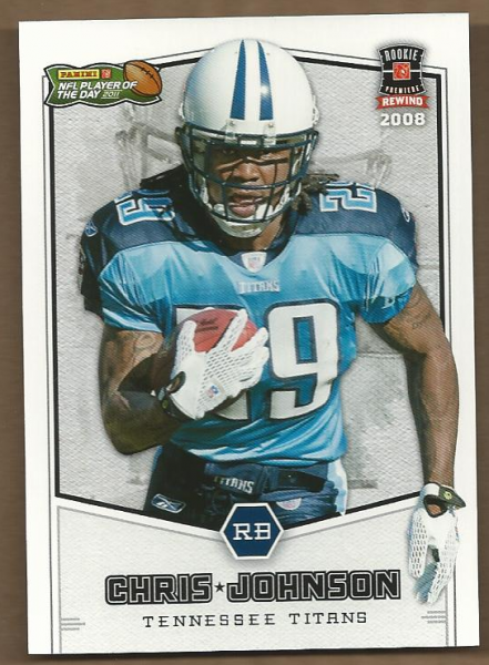 2011 Panini Player of the Day 2004 Rookie Rewind #RR3 Chris Johnson
