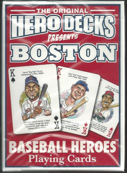 Boston Red Sox MLB Baseball Hero Decks Playing Cards Poker Sized 52 Card Deck