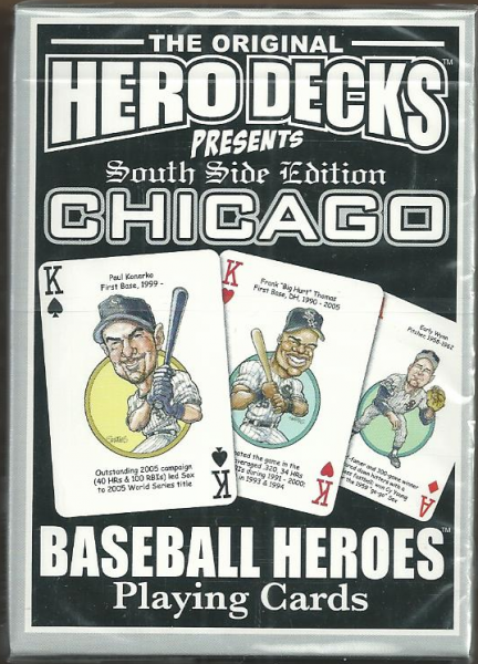 Chicago White Sox MLB Baseball Hero Decks Playing Cards Poker Sized 52 Card Deck