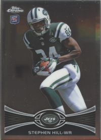 2012 Topps Chrome NFL Jets Team Set (9 Cards)