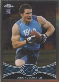 2012 Topps Chrome NFL Panthers Team Set (4 Cards)