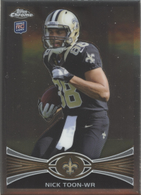 2012 Topps Chrome NFL Saints Team Set (6 Cards)