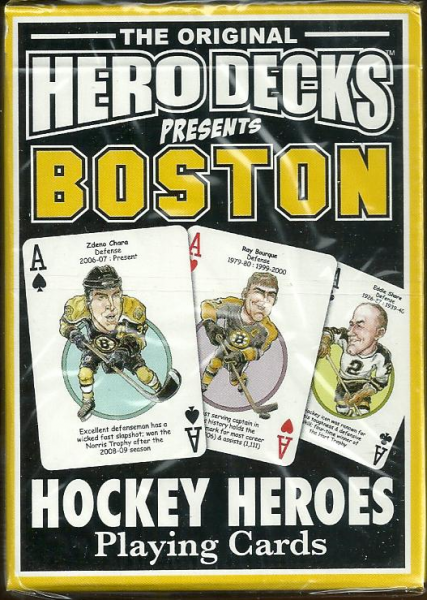 Boston Bruins NHL Hockey Hero Decks Playing Cards Poker Sized 52 Card Deck 