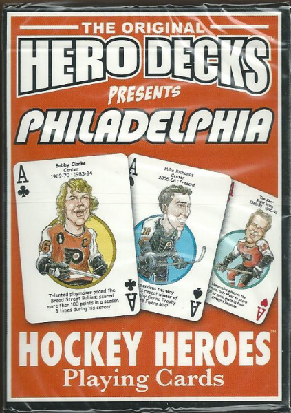 Philadelphia Flyers NHL Hockey Hero Decks Playing Cards Poker Sized 52 Card Deck 