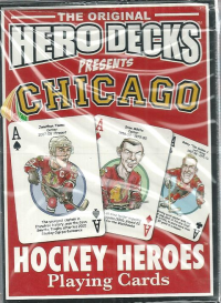 Chicago Blackhawks NHL Hockey Hero Decks Playing Cards Poker Sized 52 Card Deck