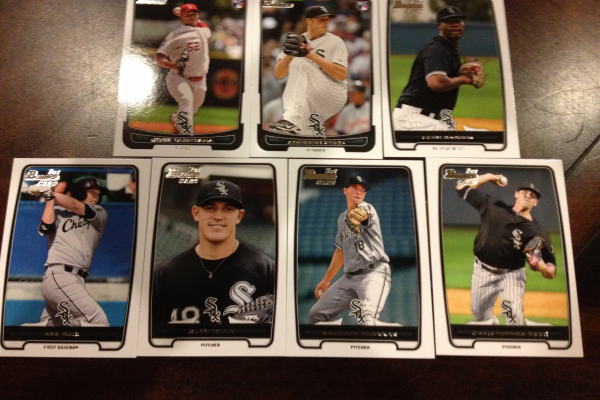 2012 Bowman Draft Chicago White Sox Team Set 7 Cards