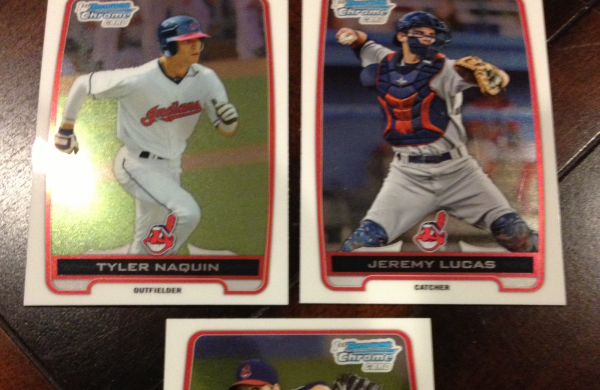 2012 Bowman Chrome Draft Cleveland Indians Team Set 3 Cards