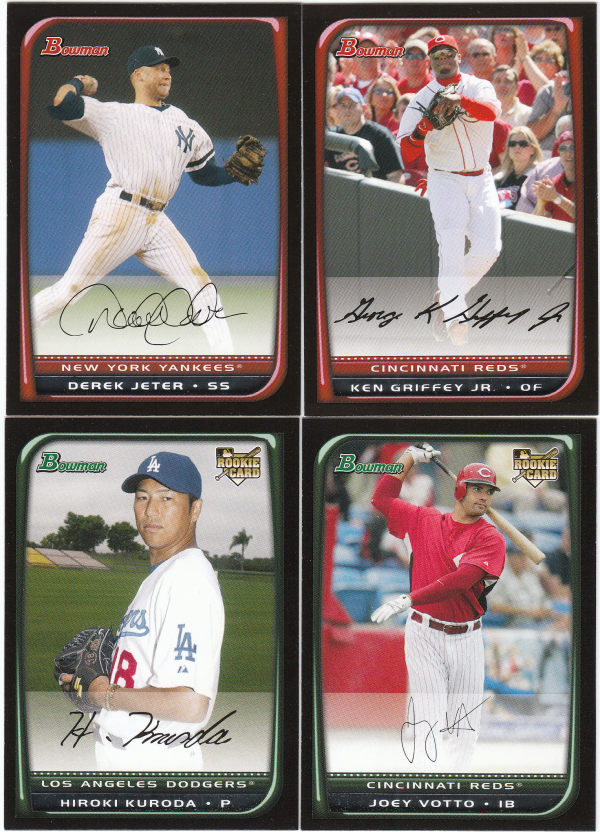 2008 Bowman Baseball Base Set-220 Cards