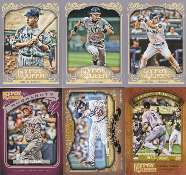 2012 Topps Gypsy Queen Baseball Set-345 Cards