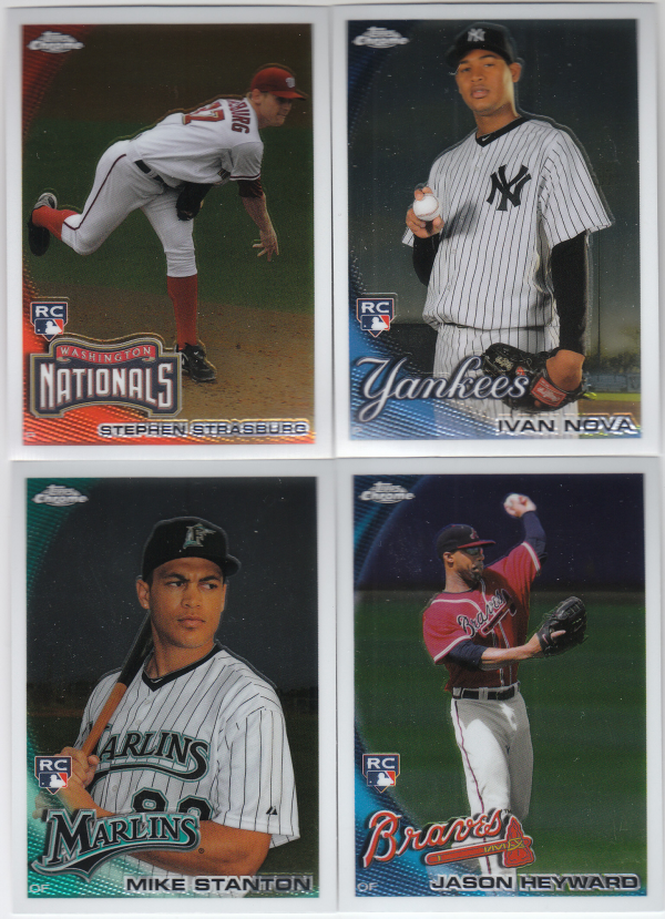 2010 Topps Chrome Baseball Set-220 Cards