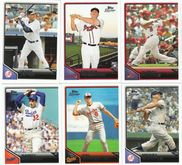 2011 Topps Lineage Baseball Set-200 Cards