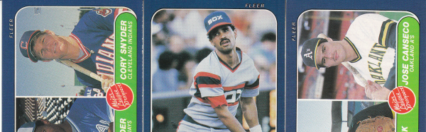 1986 Fleer Baseball Hand Collated Set-660 Cards