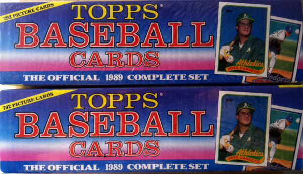 1989 Topps Baseball Factory Set-792 Cards