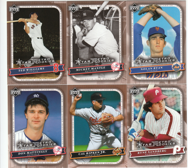 2005 Upper Deck Classics Baseball Set-130 Cards
