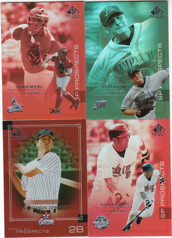 2004 SP Prospects Rookie Baseball Set - 198 Cards
