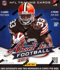 2012 Panini ABSOLUTE Football Hobby Box front image