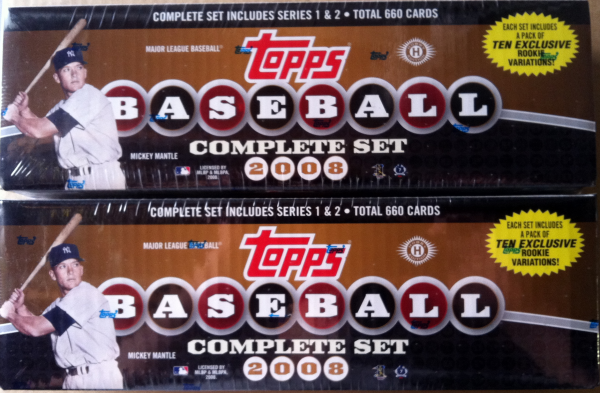 2008 Topps Baseball Factory Set-660 Cards