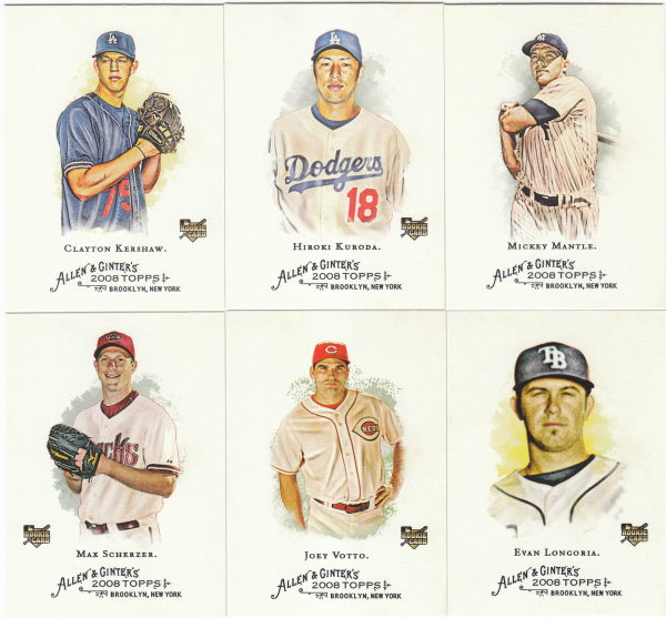 2008 Topps Allen & Ginter Baseball Set - 400 Cards