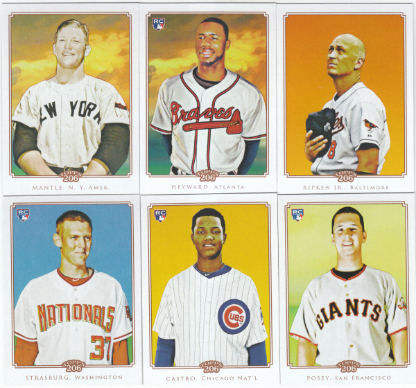 2010 Topps 206 Baseball Set - 300 Cards
