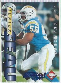 1995 Collector's Edge Junior Seau Promos St. Louis National #1