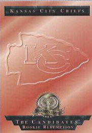 1996 CE President's Reserve Candidates Long Shots Redemptions #NNO Kansas City Chiefs