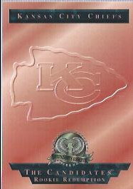 1996 CE President's Reserve Candidates Top Picks Redemptions #NNO Kansas City Chiefs