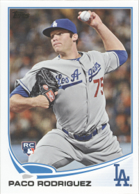 2013 Topps I MLB Dodgers Team Set (16 Cards)