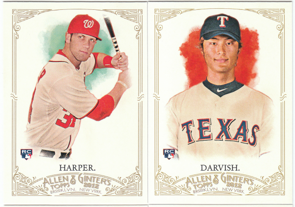 2012 Topps Allen & Ginter Baseball Hand Collated Set - 350 Cards