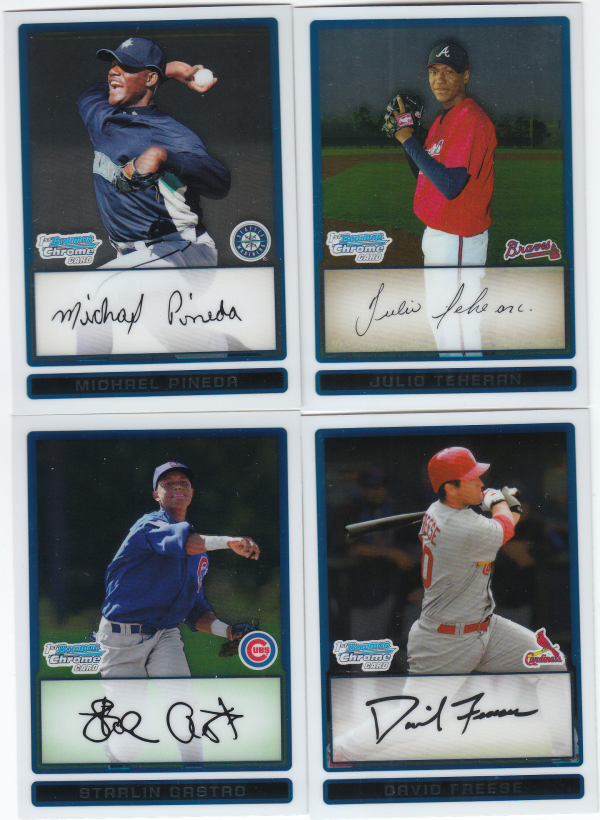 2009 Bowman Chrome Prospects Baseball Hand Collated Set - 160 Cards