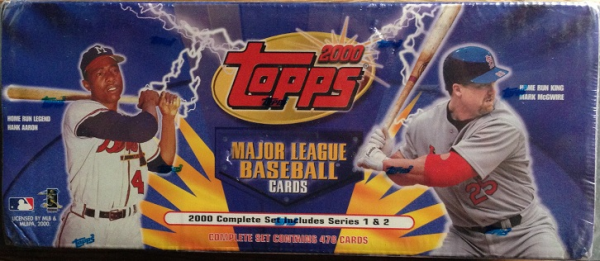 2000 Topps Baseball Factory Set - 478 cards