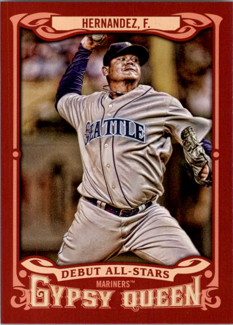 2014 topps gypsy queen debut all stars #asfh felix hernandez