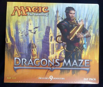 Magic The Gathering DRAGON'S MAZE FAT Pack Box