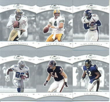 2001 Donruss Classics Football Hobby Set of 100 Cards