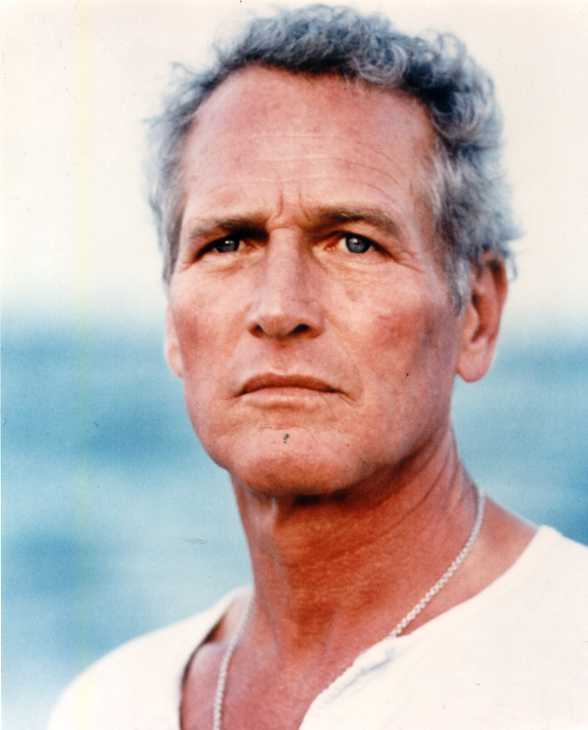 Oscar winner Paul Newman color photo