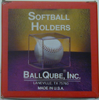 Ball Qube Brand Soft Ball (Softball) Cube Holder