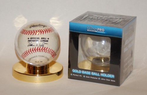 Ultra-Pro #81152 Gold Base Baseball Holder