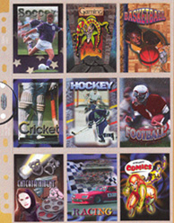 Ultra-Pro #209D  Holds 9 - 2 1/2 x 3 1/2 Cards  (10 pages)