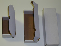 Cardboard Box for standard cards (300 ct.) lot of 6 boxes