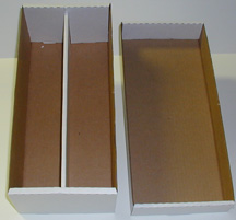 Cardboard Box #1600 Holds up to 1,600 cards or up to 400 Top loads