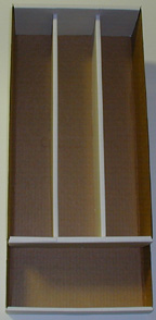 Cardboard Box #2400 Holds up to 2,400 cards or up to 750 Top loads 