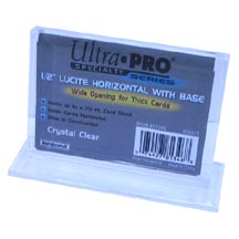 Ultra-Pro # 81346 Hor. Thick card Holder with base (Top slide-in).