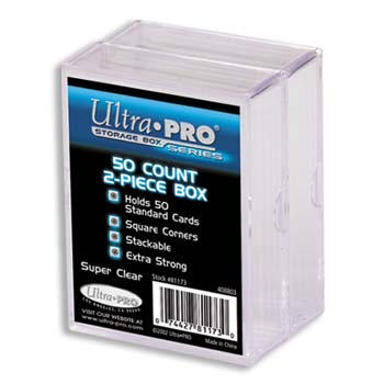 Ultra-Pro #81173  50 ct. Storage Box Pack of 2
