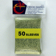 Yu-Gi-Oh Sized Deck Gard Gaming Protector (50/pack) Sleeves Saf-t-gard #DS 01 Brilliant Gold