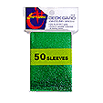 Yu-Gi-Oh Sized Deck Gard Gaming Protector (50/pack) Sleeves Saf-t-gard #DS 04 Dazzling Green