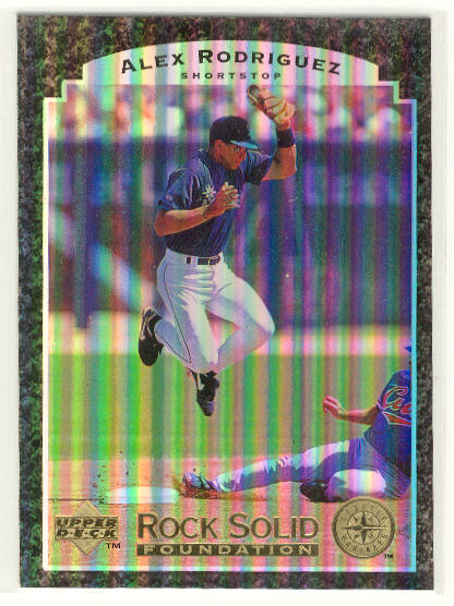 1997 Upper Deck Rock Solid Foundation #RS1 Alex Rodriguez