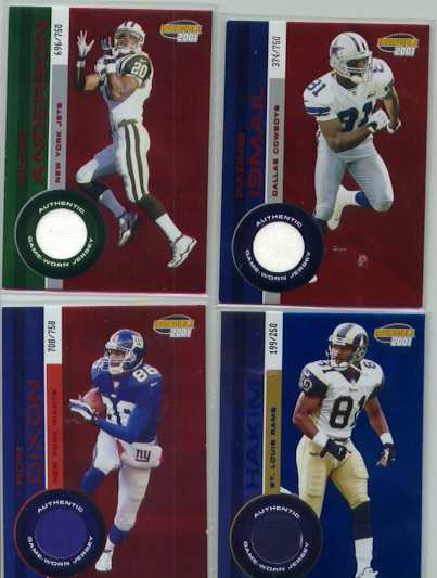 Pacific Invincible New York Giants Ron Dixon jersey #'d card