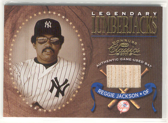 2001 Donruss Classics Legendary Lumberjacks #LL14 Reggie Jackson
