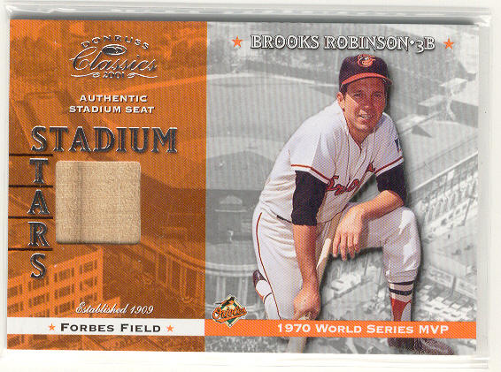 2001 Donruss Classics Stadium Stars #SS3 Brooks Robinson